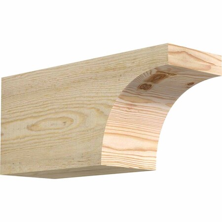 Ekena Millwork Huntington Rough Sawn Rafter Tail, Douglas Fir, 6"W x 8"H x 18"L RFT06X08X18HUN00RDF